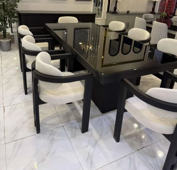 طاولة طعام 8 كراسي