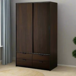 دولاب بني عملي من خشب MDF